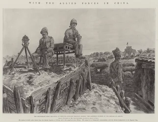 Con las fuerzas aliadas en China